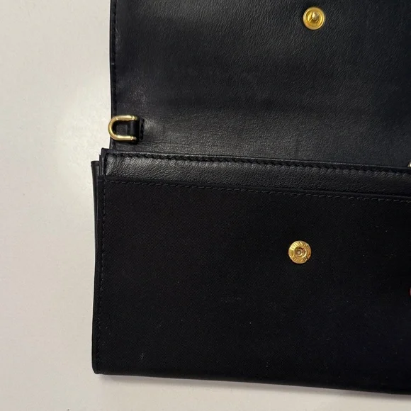 Authentic Prada Black Leather Tri-Fold Wallet - Picture 6 of 8